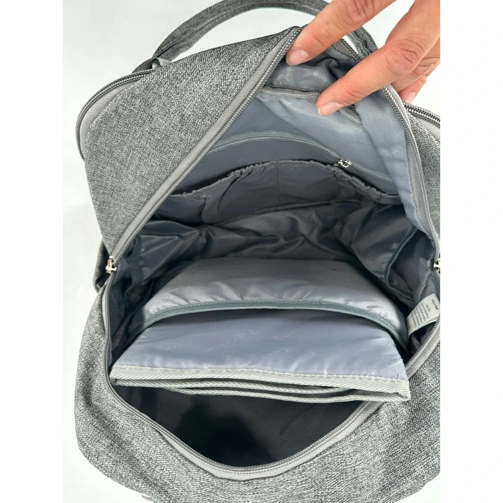 RUVALINO Diaper Backpack Multifunction Travel Bag‎ Gray